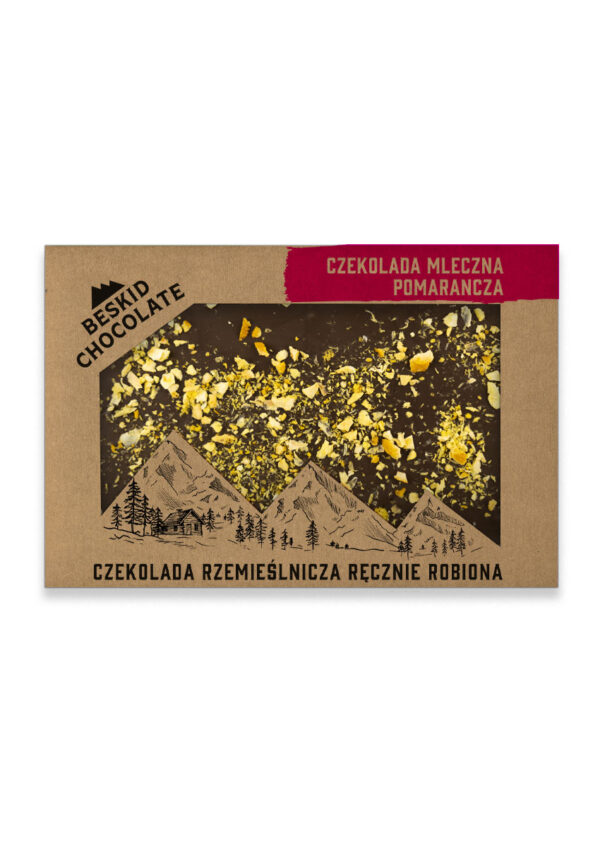 Czekolada mleczna z pomarańczą