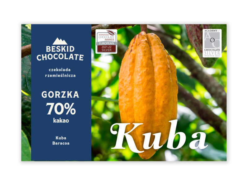 kuba_baracoa Czekolada gorzka Kuba Baracoa 70% 70g