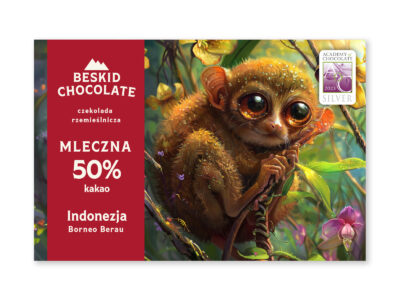 Czekolada mleczna Indonezja Borneo Berau 50%