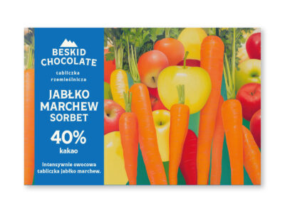 Tabliczka Jabłko Marchew sorbet 40%