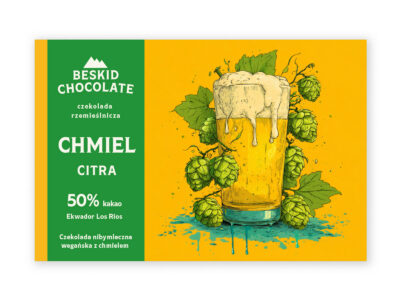 Czekolada nibymleczna 50% z chmielem CITRA