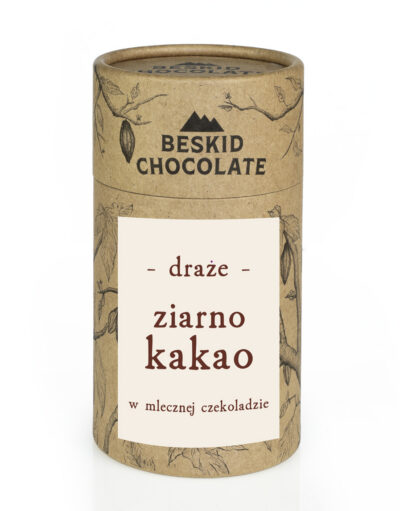 Draże ziarno kakao w mlecznej czekoladzie 160 g