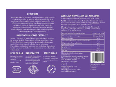 Czekolada nibymleczna 55% nerkowiec 70 g - obrazek 3