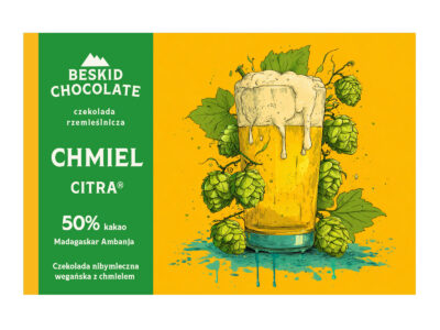 Czekolada nibymleczna 50% z chmielem CITRA