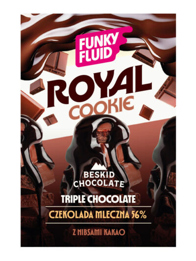Czekolada mleczna 56% z nibsami kakao Royal Cookie