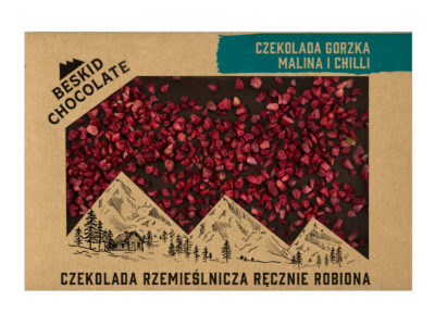 Czekolada gorzka z malinami i chili
