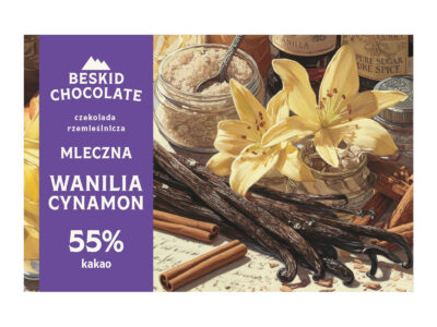 Czekolada mleczna 55% Wanilia Cynamon