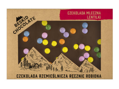 Czekolada mleczna z lentilkami